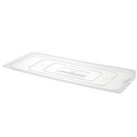 Gastronorme Pan Lid - PolyCarbonate - Notched - 1/1 - Clear - Whisk Hospitality - 398758
