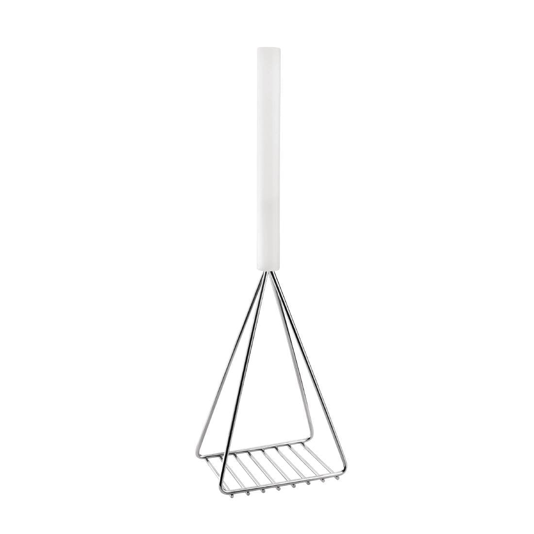 Vogue Rectangle Potato Masher - 150x100mm 6x4" J740 - Whisk Hospitality - J740
