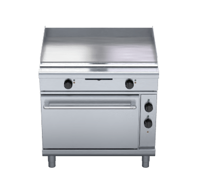 Waldorf 800 Series Gpl8910Ec 900Mm Electric Griddle Convection Oven Range Low Back Version - Whisk Hospitality - GPL8910EC