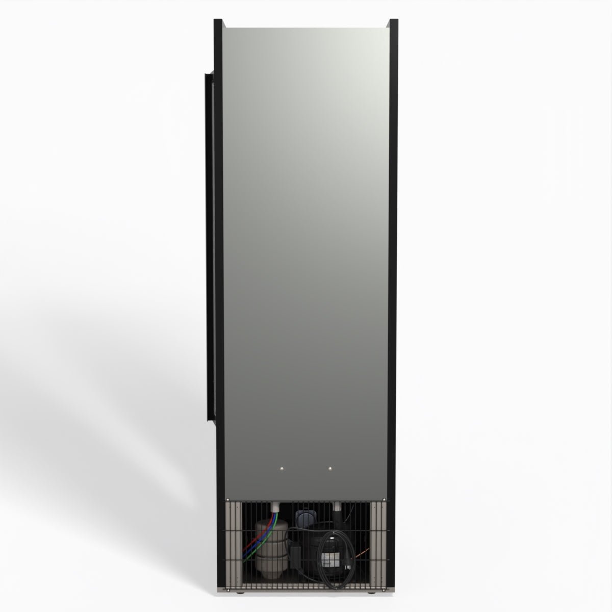 AG Supermarket Single Glass Door Upright Display Freezer - 450 Litre FSB450 - Whisk Hospitality - FSB450