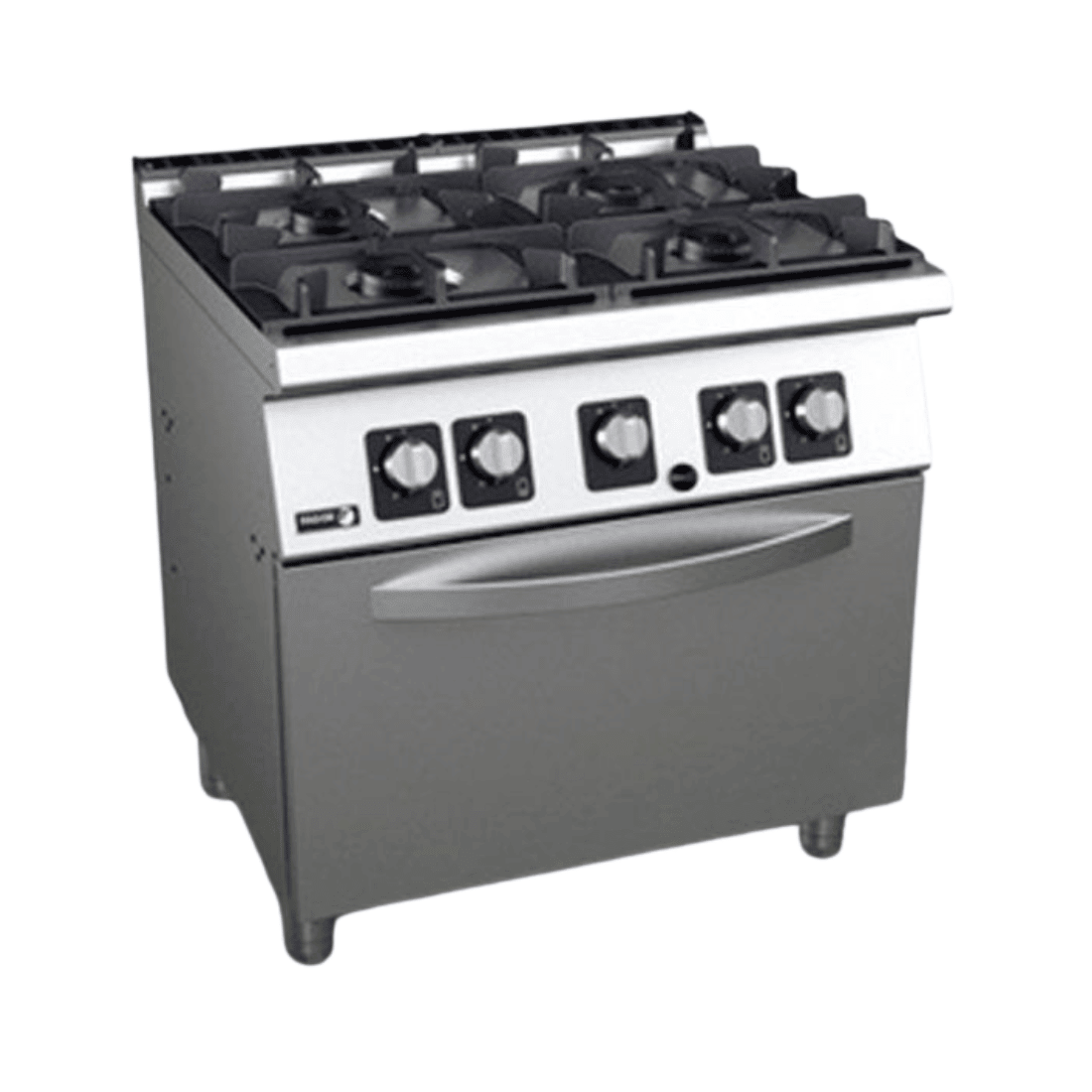Fagor Kore 700 4 Burner Gas Range with Gas Oven - C - G741H - Whisk Hospitality - C-G741H