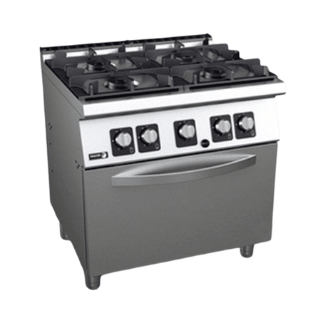 Fagor Kore 700 4 Burner Gas Range with Gas Oven - C - G741H - Whisk Hospitality - C-G741H