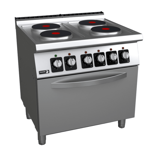 Fagor Kore 700 Series Electric 4 Burners with oven C-E741 - Whisk Hospitality - C-E741