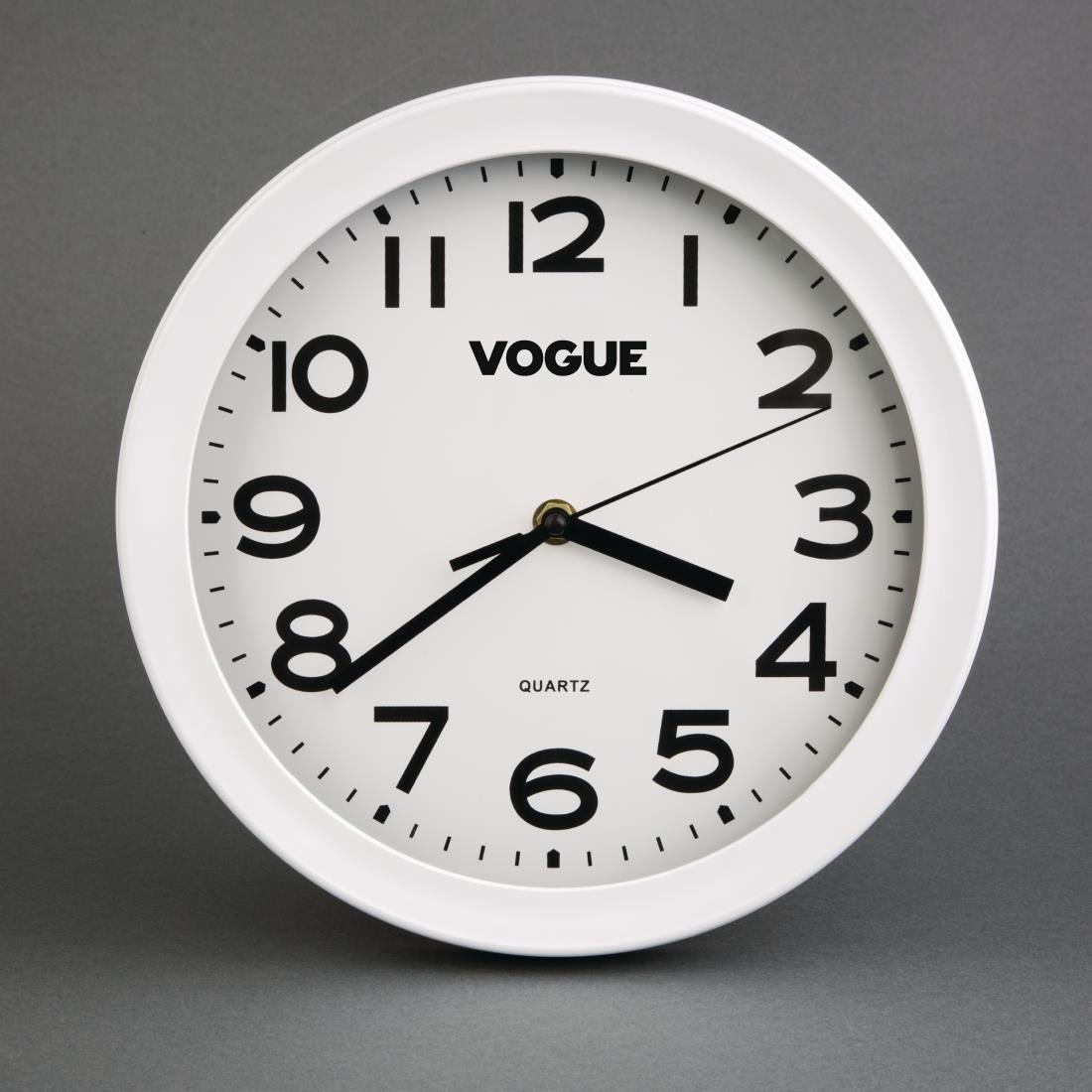 Vogue Kitchen Wall Clock - 250mm 10" K978 - Whisk Hospitality - K978