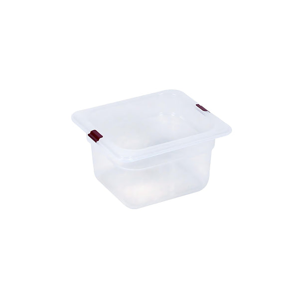 Gastronorme Pan - PolyPropylene - 1/6 - with Lid / 65mm - Whisk Hospitality - 75983
