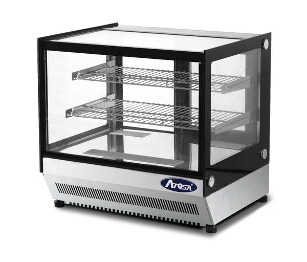 Atosa COUNTERTOP SQUARE CAKE SHOWCASE 900 MM FRIDGE WSF160L - Whisk Hospitality - WSF160L