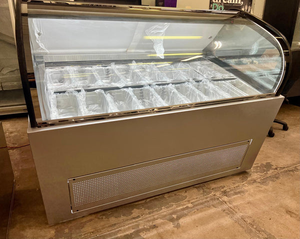 Aochi QR-BB-16 Ice Cream Display Freezer - Whisk Hospitality - 3PA-9462-QR-BB-16