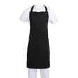 Whites Black Bib Apron XL B887 - Whisk Hospitality - B887