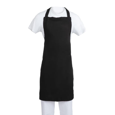 Whites Black Bib Apron XL B887 - Whisk Hospitality - B887