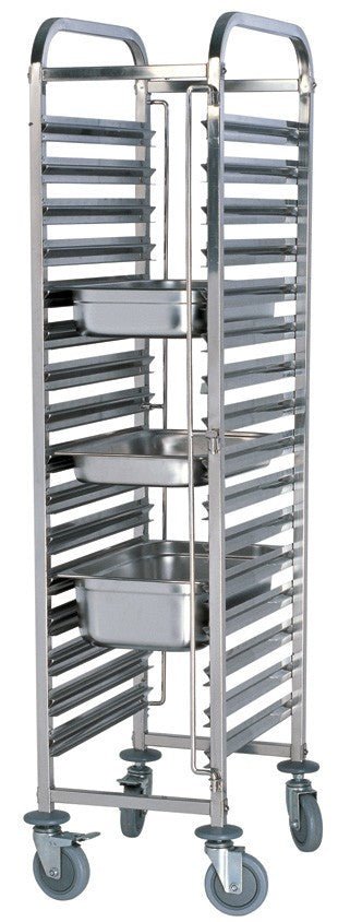 Anvil Stainless Steel 15 Tier GN Trolley TRS0015 - Whisk Hospitality - TRS0015
