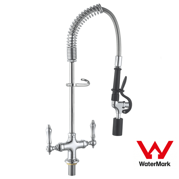 Sunmixer Mini Pre Rinse Unit with 180mm Riser and 560mm Hose T98001MN - 1C - Whisk Hospitality - T98001MN-1C