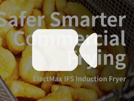 ElectMax 900 Series Induction Single Fryer with Splashback - IFS10 - 30L - Whisk Hospitality - IFS10-30L
