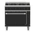 Waldorf Bold Rnlb8619Gc 900Mm Gas Range Convection Oven Low Back Version - Whisk Hospitality - RNLB8619GC