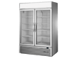 True Refrigeration Upright Retail Merchandiser Freezer 2 Full Glass Swing Doors - GDM - 49F - HC - FGD01 - Whisk Hospitality - GDM-49F-HC-FGD01