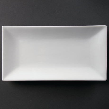 Olympia Serving Platters Rectangle Platter - 38x20cm 15x8" (Box 1) CC896 - Whisk Hospitality - CC896