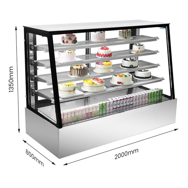 Bonvue Deluxe Chilled Display Cabinet - SLP860C - Whisk Hospitality - SLP860C