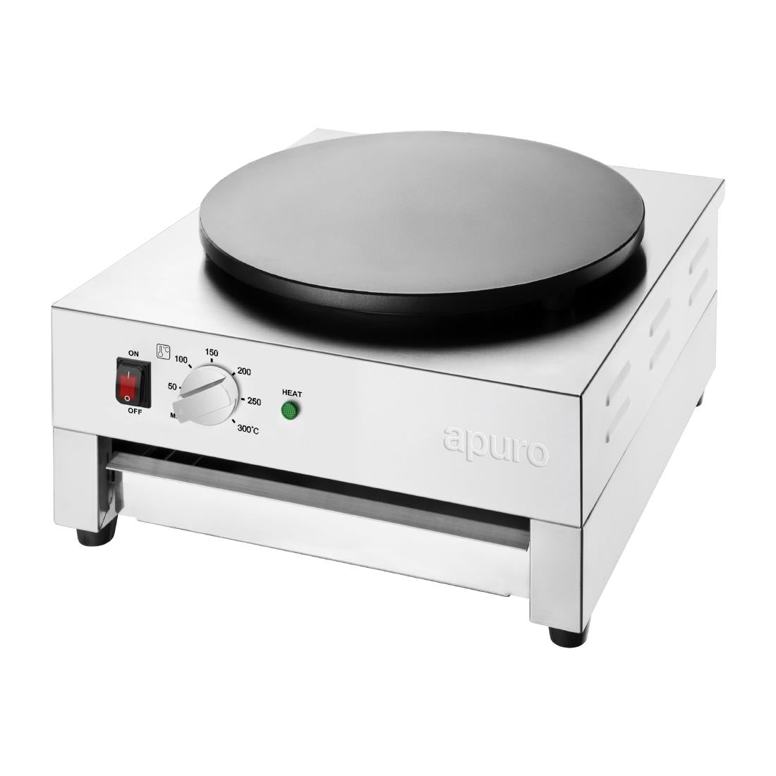 Apuro Electric Crepe Maker 3kW CT931 - A - Whisk Hospitality - CT931-A