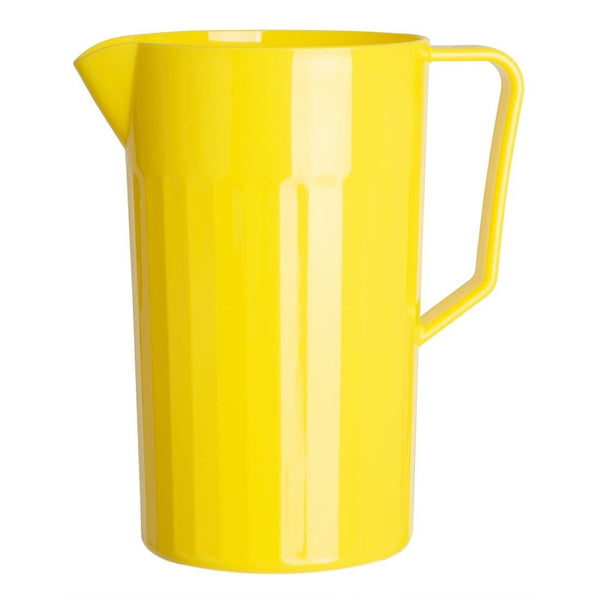 Olympia Kristallon Polycarbonate Jug Yellow - 1.4Ltr (Box 1) CE278 - Whisk Hospitality - CE278