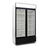 AG 800L Double Door Upright Display Fridge - Glass Door CU800TNG - Whisk Hospitality - CU800TNG