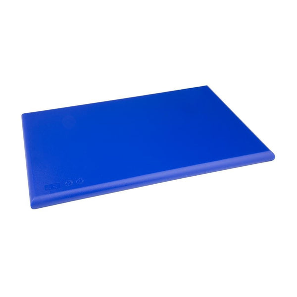 Hygiplas Extra Thick High Density Chopping Board Blue - 450x300x25mm J036 - Whisk Hospitality - J036