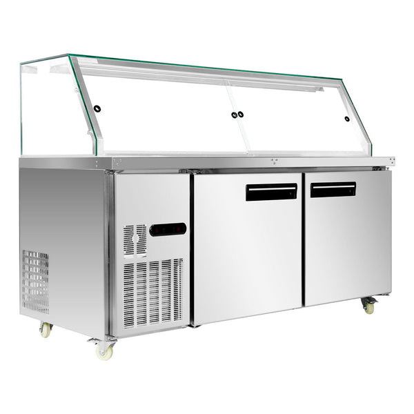 Thermaster Cold Salad & Noodle Bar 5x1/1 GN Pans - PG180FA - XG - Whisk Hospitality - PG180FA-XG