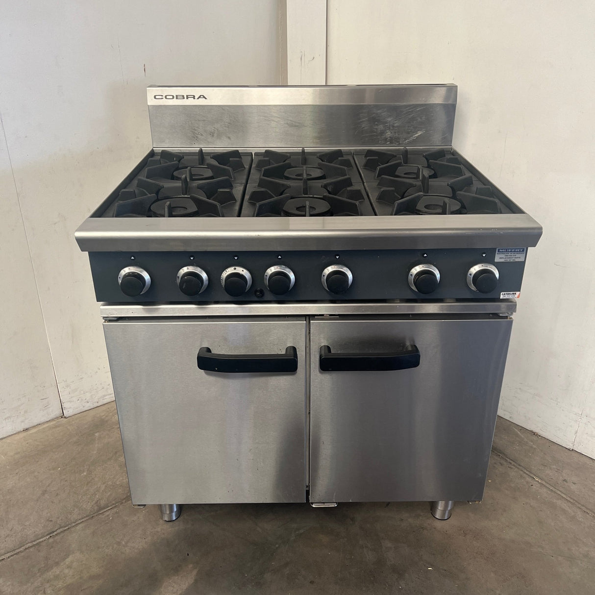 Cobra CR9DF 6 Burner Range Oven - Whisk Hospitality - 871028