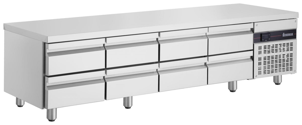 Inomak Low Boy Underbench 2240mm UBI72240LB - Whisk Hospitality - UBI72240LB