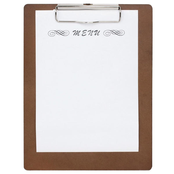 Wooden Menu Clipboard A5 245x185mm CL175 - Whisk Hospitality - CL175