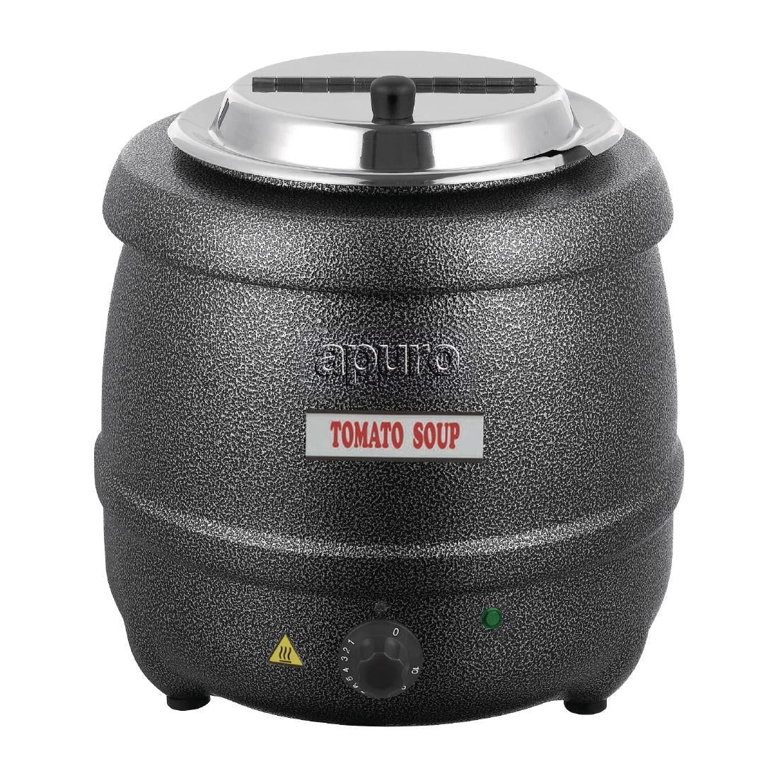 Apuro Graphite Soup Kettle - 10Ltr G107 - A - Whisk Hospitality - G107-A