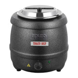 Apuro Graphite Soup Kettle - 10Ltr G107 - A - Whisk Hospitality - G107-A