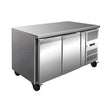 GN2100BT TROPICALISED 2 Door Gastronorm Bench Freezer - Whisk Hospitality - GN2100BT