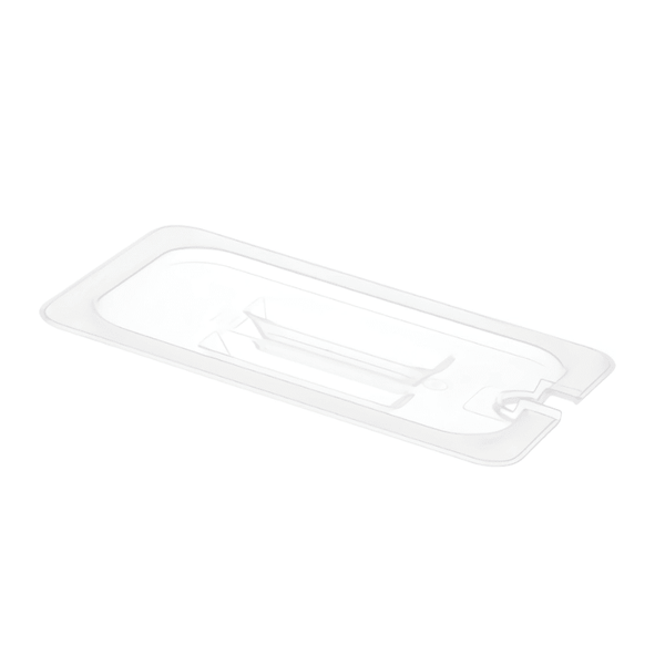 Gastronorme Pan Lid - PolyCarbonate - Notched - 1/4 - Clear - Whisk Hospitality - 400665