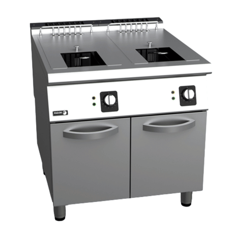 Fagor Kore 900 Electric Fryer with 2x21L Tank and 4 Baskets F - E9221 - Whisk Hospitality - F-E9221