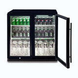 Bromic Back Bar Fridge - 190L - 2 Doors - Hinged - Whisk Hospitality - BB0200GD-NR-1