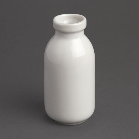 Olympia White Mini Milk Bottle - 145ml 5oz (Box 12) GM368 - Whisk Hospitality - GM368