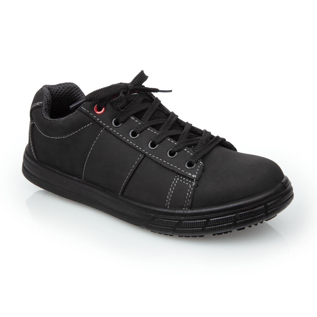Slipbuster Yuvo Safety Trainer Nubuck Black - UK 9 EU 43 BB420 - 43 - Whisk Hospitality - BB420-43