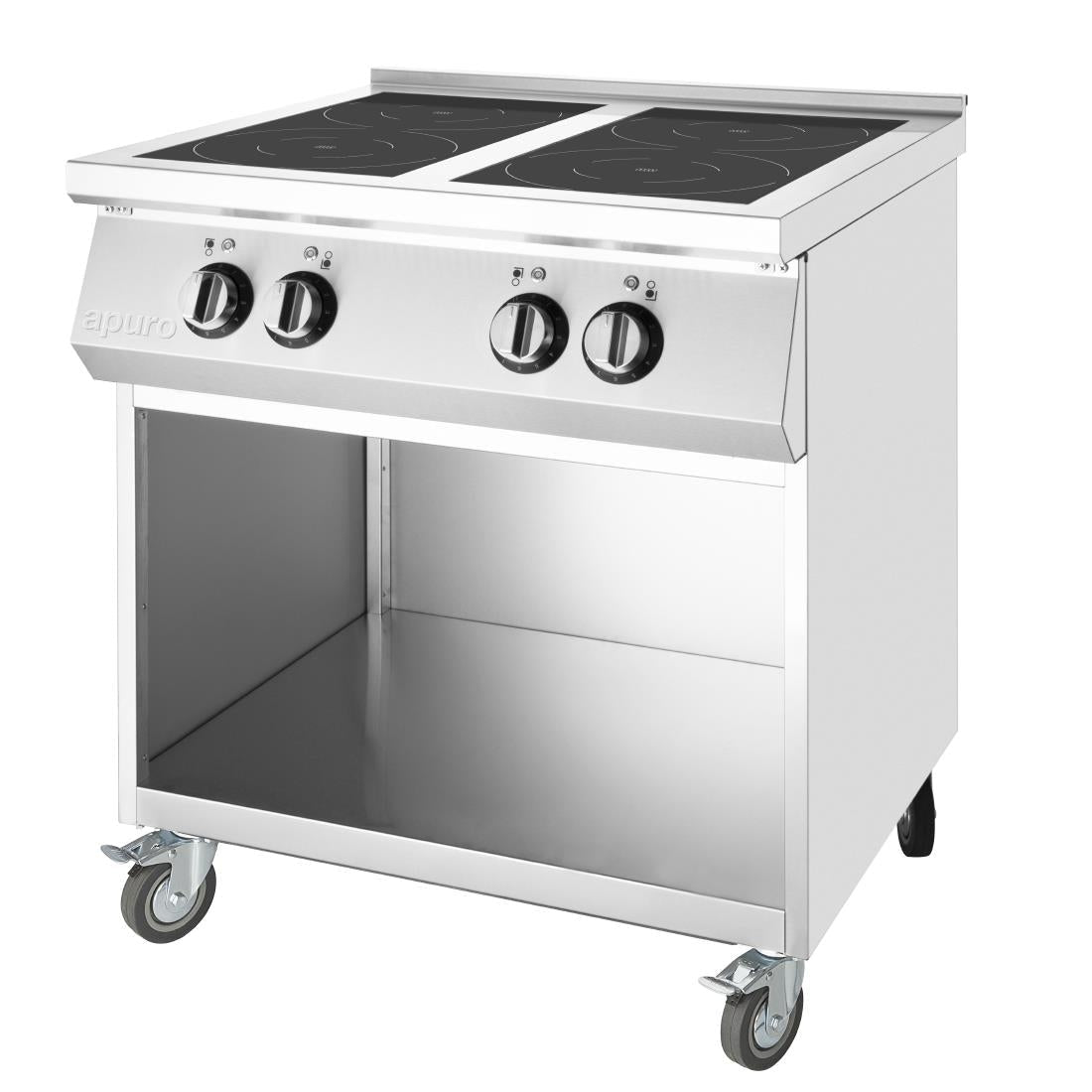 Apuro Freestanding 4 Zone Induction Cooker CU488 - A - Whisk Hospitality - CU488-A