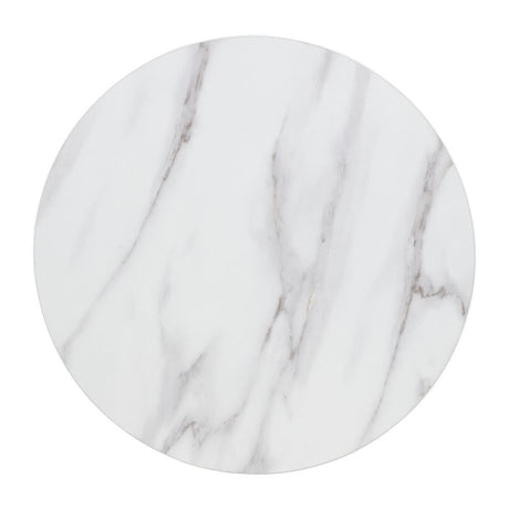 Bolero Table Top Round Marble Effect - 48x600mm DT445 - Whisk Hospitality - DT445