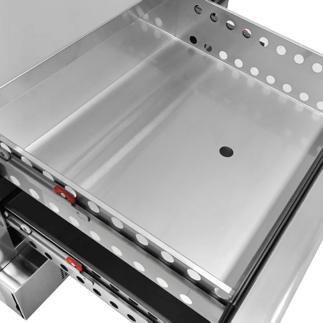 Polar U - Series Double Drawer Counter Fridge Freezer 4xGN DA996 - A - Whisk Hospitality - DA996-A