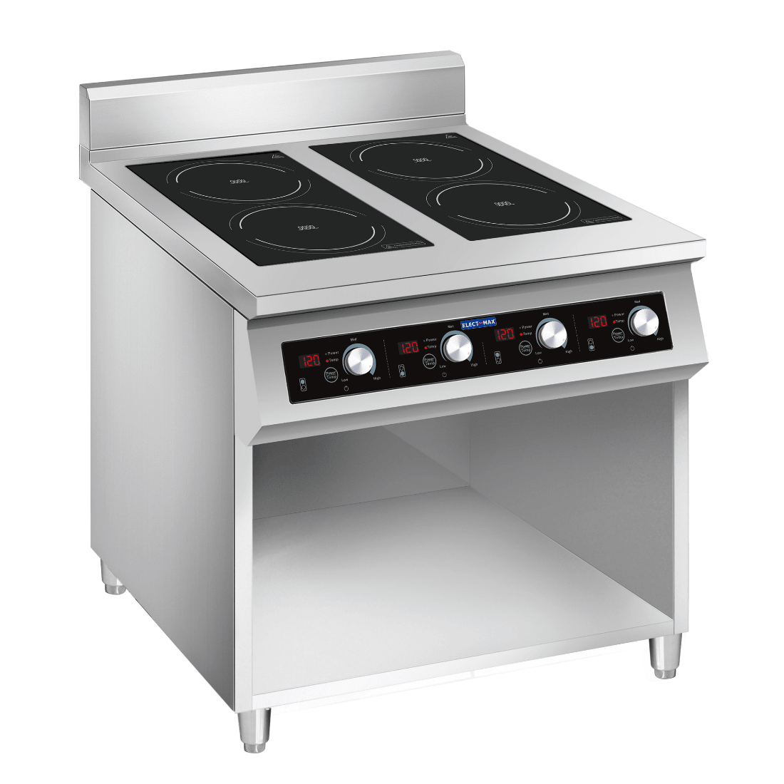 ElectMax 900 Series Induction 4 Burner Cooker with Splashback EIC9 - 800P - Whisk Hospitality - EIC9-800P