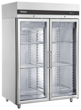 Inomak Double Door Upright Glass Door Freezer UFI2140G - Whisk Hospitality - UFI2140G