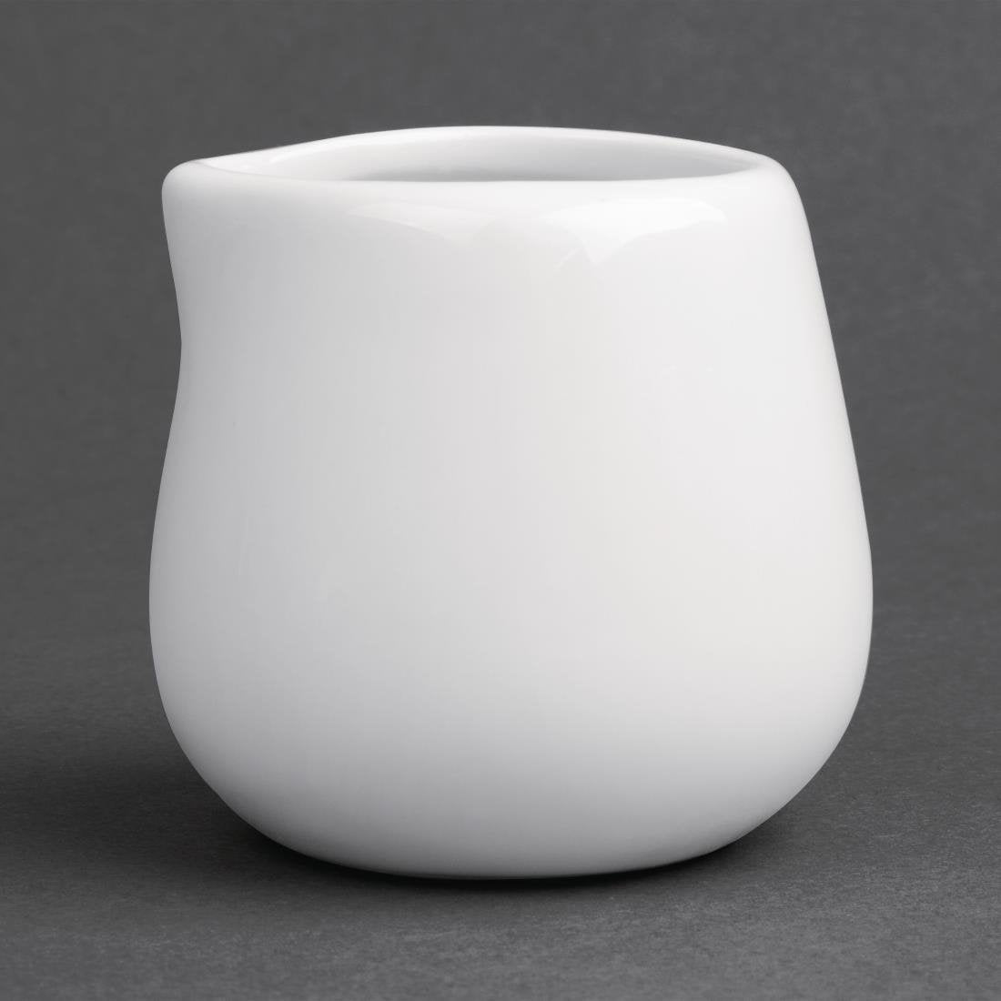 Olympia Whiteware Cream/Milk Jug - 3oz (Box 12) C204 - Whisk Hospitality - C204