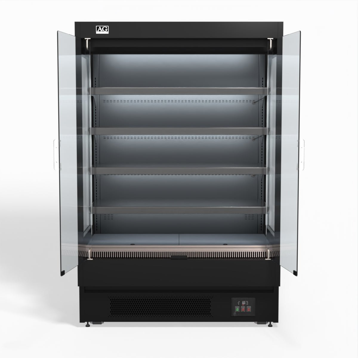 AG 1315mm Supermarket Multi Deck Showcase 2 door Glass Fridge MSD1300 - Whisk Hospitality - MSD1300