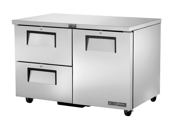 True Refrigeration Three Drawered Refrigerator - TUC - 48D - 2 - HC - Whisk Hospitality - TUC-48D-2-HC