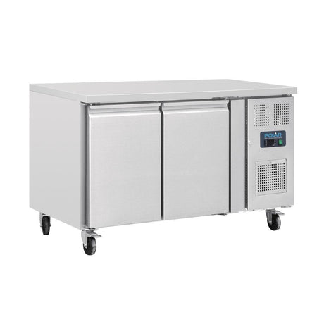 Polar U - Series Double Door Counter Fridge - 228Ltr G377 - A - Whisk Hospitality - G377-A