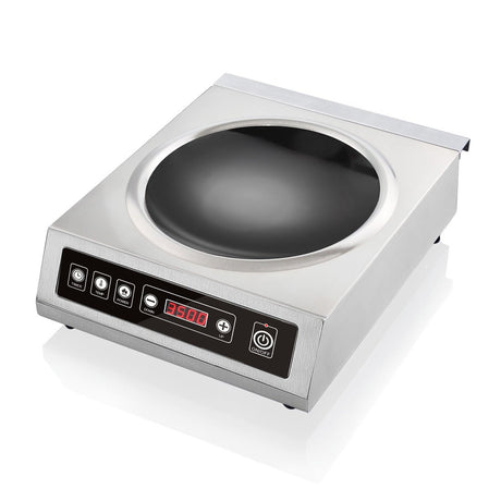 Benchstar Stainless Steel Induction Wok w/ LED Display IW350 - Whisk Hospitality - IW350