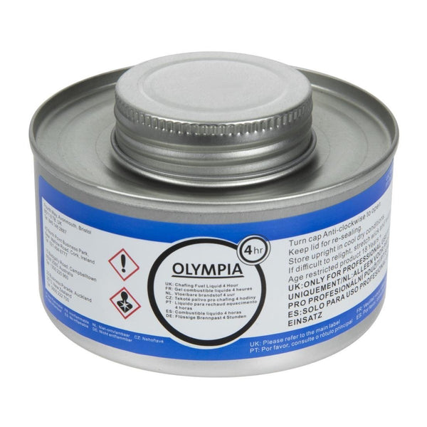 Olympia Chafing Liquid Fuel 4 Hour (Pack 12) CB734 - Whisk Hospitality - CB734