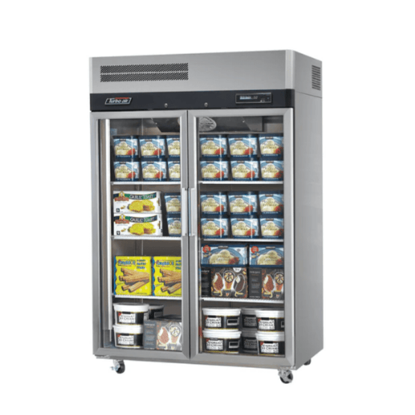 Turbo Air 2 Glass Door Upright Display Freezer 1215L KF45-2G-N - Whisk Hospitality - KF45-2G-N
