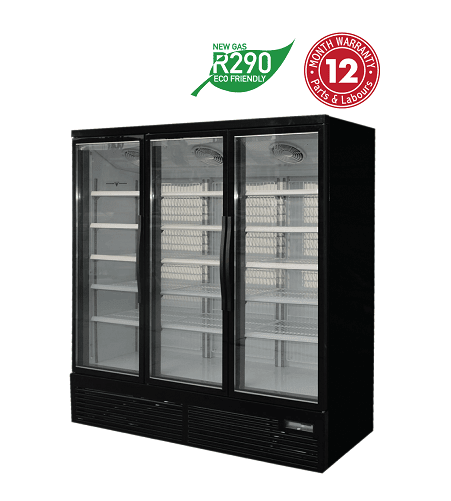 Exquisite Three Glass Door Upright Display Freezers - SMF1500 - Whisk Hospitality - SMF1500
