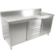 SC - 6 - 2100R - H Cabinet with Right Sink - Whisk Hospitality - SC-6-2100R-H